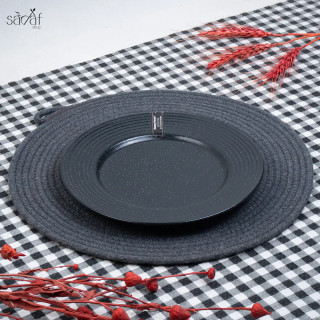 پیشدستی دنی هوم مدل مشکی حاشیه دار