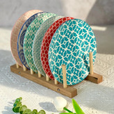 پیشدستی دنی هوم مدل رنگی گلبهی